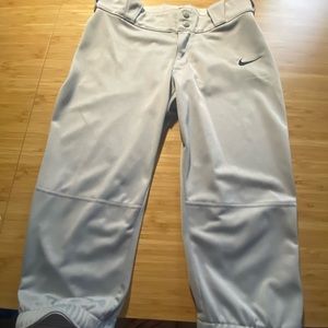 Repost available item- Boys Nike grey baseball pants size Medium